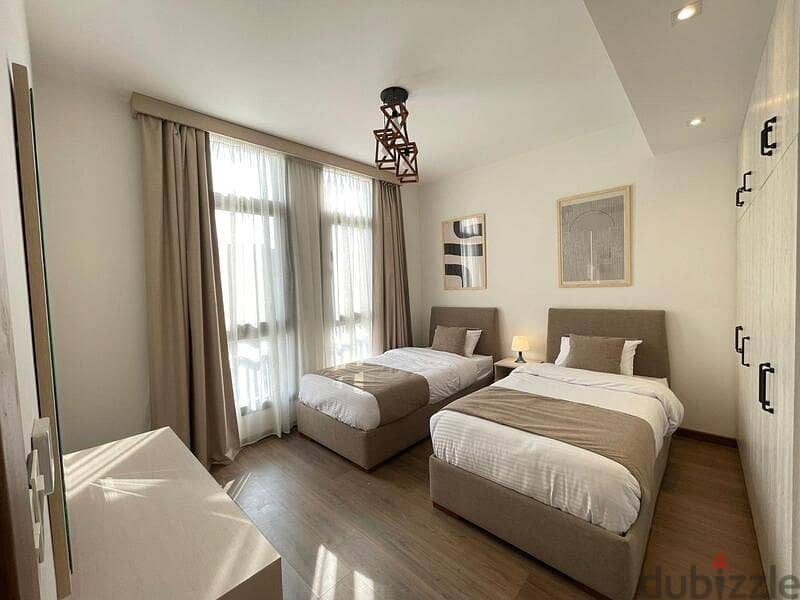 Apartment for rent CFC Aura with garden New Cairo 12