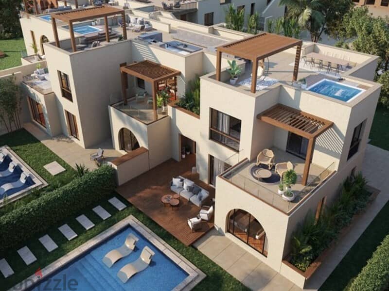 Standalone villa 3 bedroom for sale, sea view, in Hurghada 1