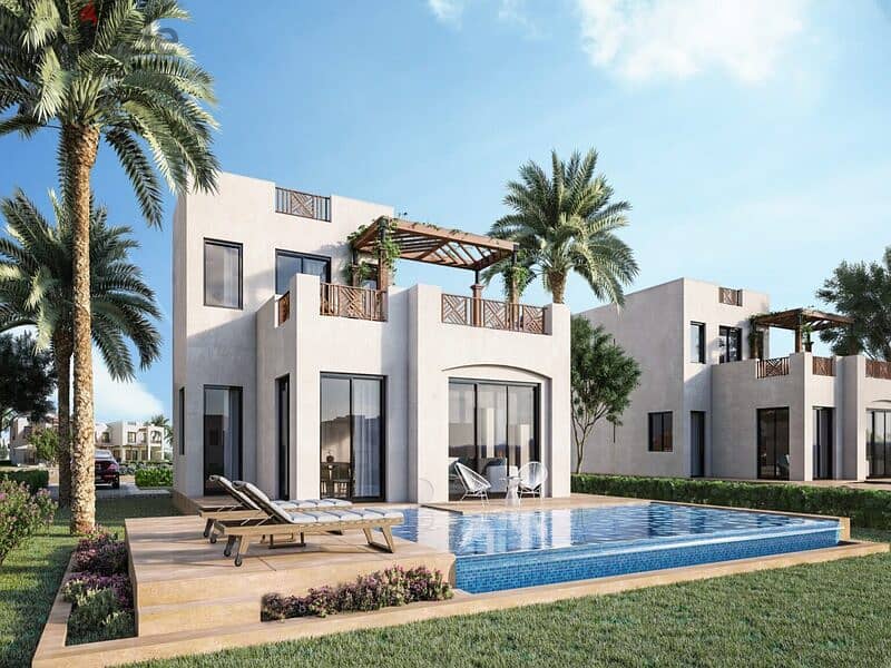 Standalone villa 3 bedroom for sale, sea view, in Hurghada 5