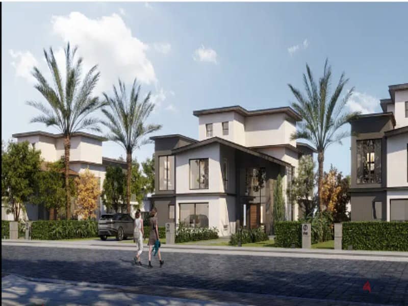 Your apartment with a private garden area, one-year receipt, with a 10% down payment and equal installments, in the heart of the community - Creek Tow 4