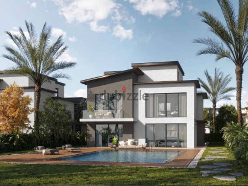 Your apartment with a private garden area, one-year receipt, with a 10% down payment and equal installments, in the heart of the community - Creek Tow 12