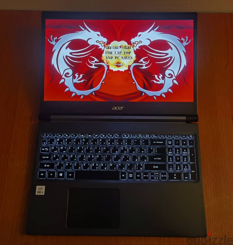 Acer Aspire i 5 10300H GTX 1650 Gaming Laptop جيل عاشر 9