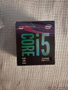 Intel Core i5-8400 LGA1151 with stock cooler (Box included)
