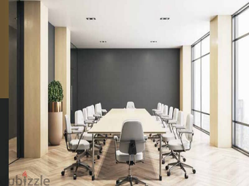 Administrative office, 36 meters, Pamez View, finished with the highest levels of finishing, at a 10% discount, in Golden Square, Pamez Location, Fift 2