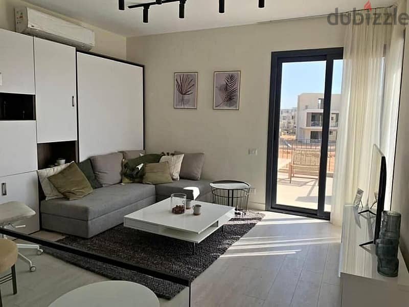 For sale, apartment with garden, 105 sqm, immediate receipt, in Mostakbal City, with Tatweer Misr 1