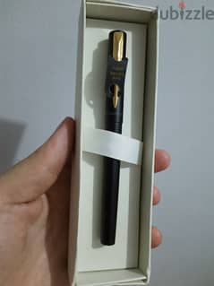 قلم باركر اصلي حبرParker Frontier Matte Black Gold Nib GT Fountain Pen 0