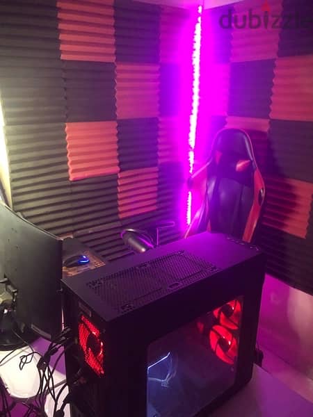 Gaming pc with all the accessories كومبيوتر جيمينج مع جميع مشتملاته 8