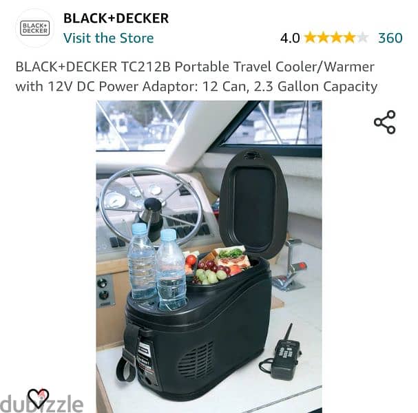 black and decker cooler 2
