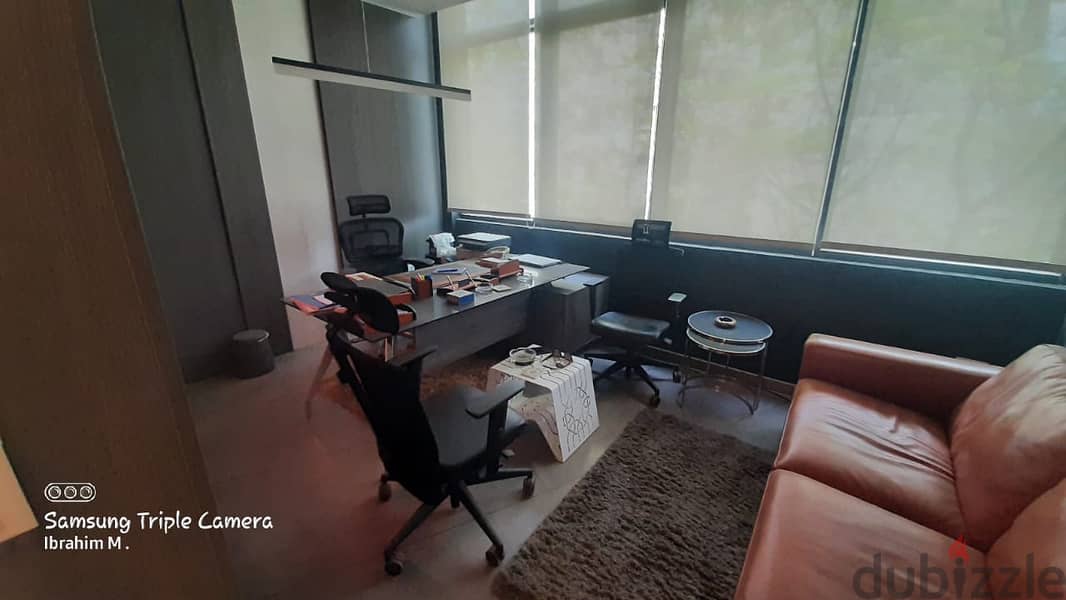 administrative office ( Fully furnished )for rent - Ultra Super Luxe finishing - 110 m - Waterway 1 - Fifth Settlement 4
