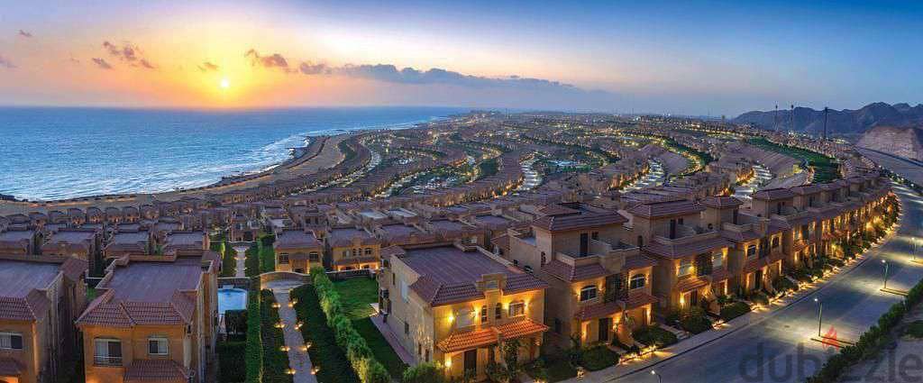 With only a down payment of 565,000 Egyptian pounds, own a townhouse in Ain Sokhna at Telal village on the Red Sea coast. " 5