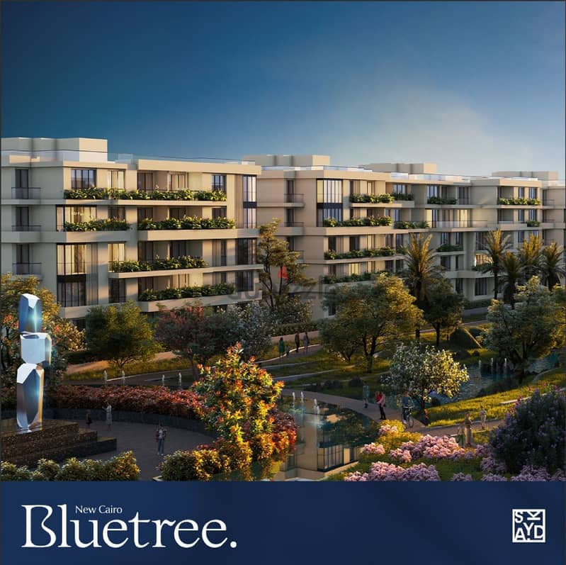 شقة للبيع فى التجمع الخامس فى كمبوند بلوتري Apartment for sale in Fifth Settlement, Bluetree Compound 1
