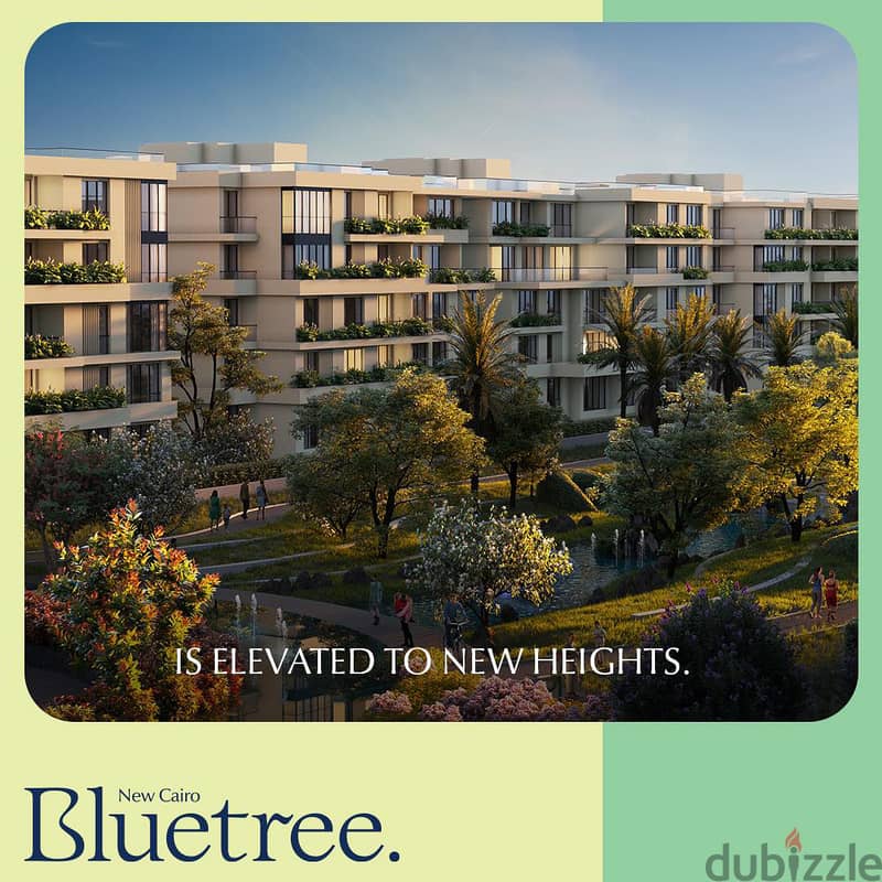 شقة للبيع فى التجمع الخامس فى كمبوند بلوتري Apartment for sale in Fifth Settlement, Bluetree Compound 3