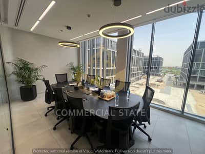 مكتب فاخر للايجار في كايروفيستيفال-Automated Office in CFC for Rent