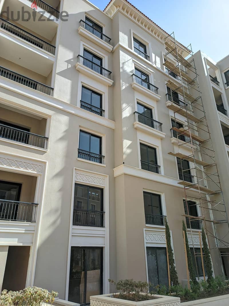 Finished 3-room apartment with air conditioners in the heart of Sheikh Zayed, next to Hyper One, in installments from Dorra in Village West Compound 3