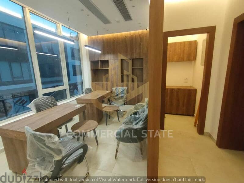 مكتب جاهزللايجار في اجورا-التجمع-Finished Office in Agora 60m for Rent 1
