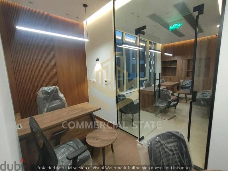 مكتب جاهزللايجار في اجورا-التجمع-Finished Office in Agora 60m for Rent 8