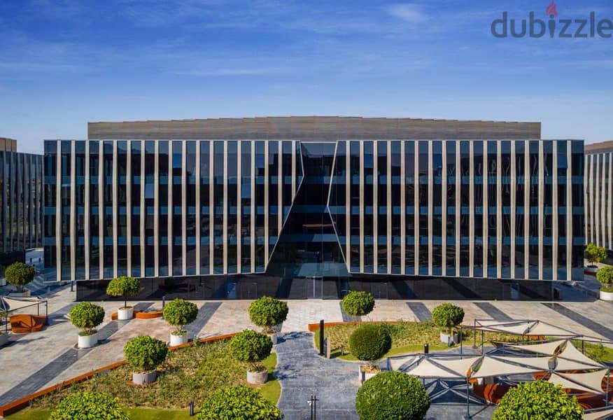 office for sale in EDNC Sodic new cairo التجمع الخامس core and shell 125m2 first floor 7