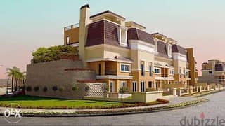Independent villa for sale in Sarai Compound on Suez Road, Sur Bessoor, with Madinaty 1