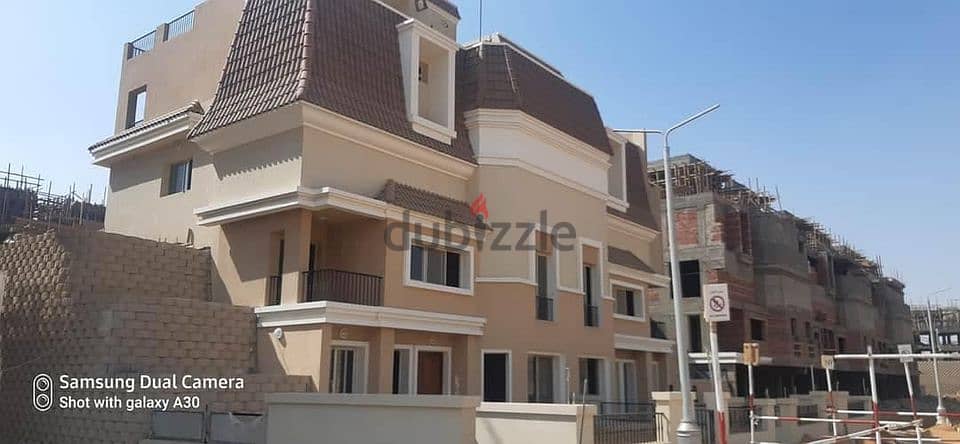 Independent villa for sale in Sarai Compound on Suez Road, Sur Bessoor, with Madinaty 9