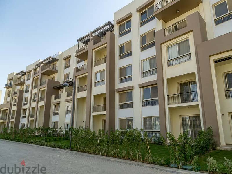 Duplex with Garden Fully Finished with kitchen & ACs for sale at Uptown Cairo 2