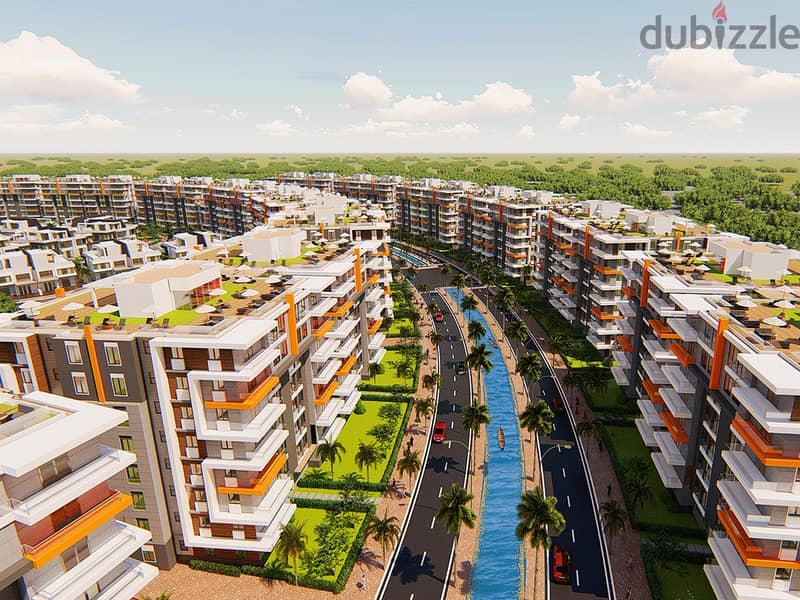 Your apartment is built and ready to receive, with a view of lakes, with a 47% discount on cash on the Diplomatic Quarter and the University, with the 4