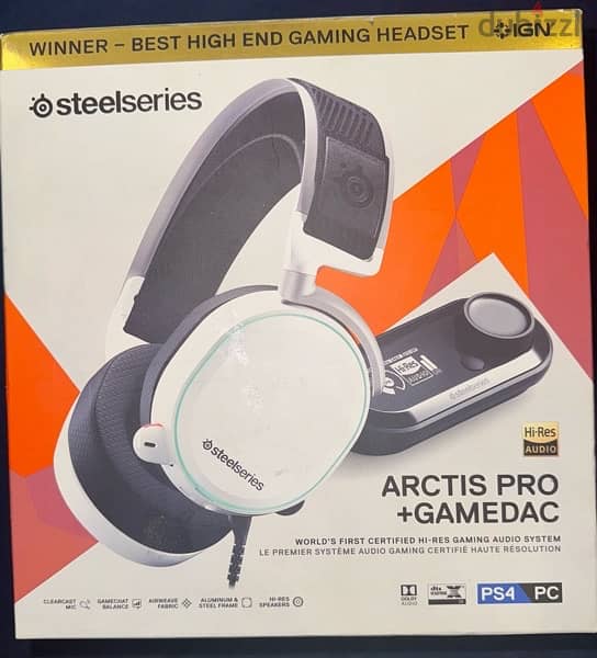 Used SteelSeries Arctis Pro + Gamedac 3