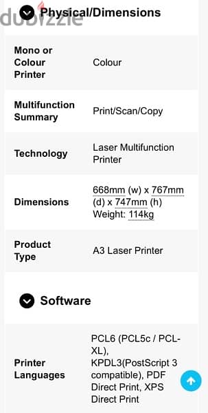 Kyocera TASKalfa 3551ci A3 Colour Laser Multifunction Printer 14