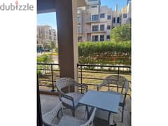 Apartment for sale in garden, fully finished, ready to move, in Fifth Settlement, New Cairo