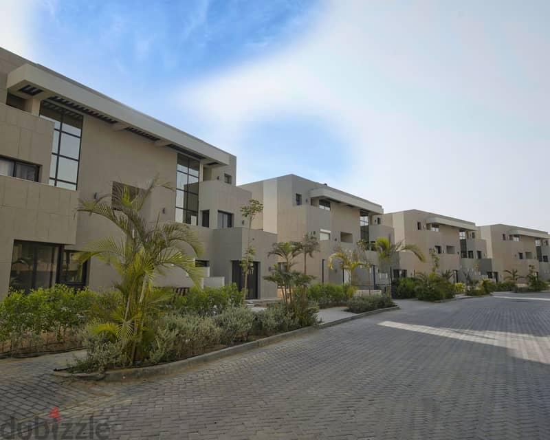 Chalet for sale, land in Azha Garden, North Coast, in installments - full panoramic direct view 9