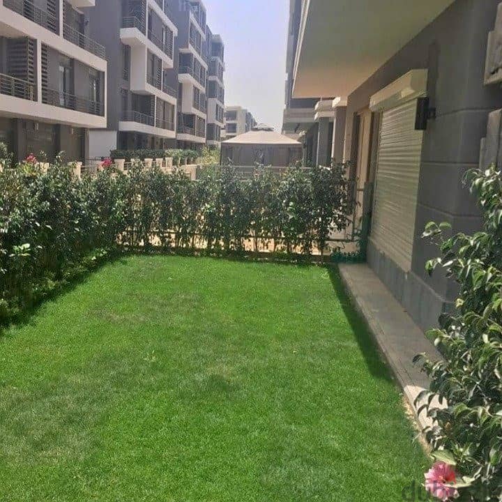 130 sqm ground floor apartment with a distinctive nautical garden overlooking green spaces in Taj City Compound, new Cairo Taj City 6