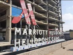 Hotel Apartment Fully Finished Ac's ,Kitchen Cabins For Sale In Marriot Residences Misr ELgdeda/ شقة فندقية متشطبة بالمطبخ والتكييفات ادارة ماريوت 0