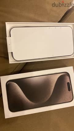 Brand new sealed IPhone 15 pro 256 with protection and cover . 0