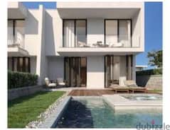 Twin House for sale 258 m  with pool  In North Coast Ras El Hekmah Deliver after 2 Years Prime Location