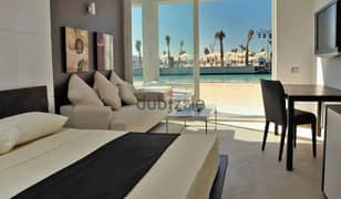 Apartment on Al Lagoon with a down payment of 550 in Mostaqbal City and installments over 10 years 0