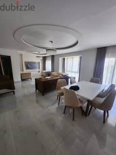 APARTMENT fully finished 192m  FOR rent prime location view garden Eastown NEW CAIRO