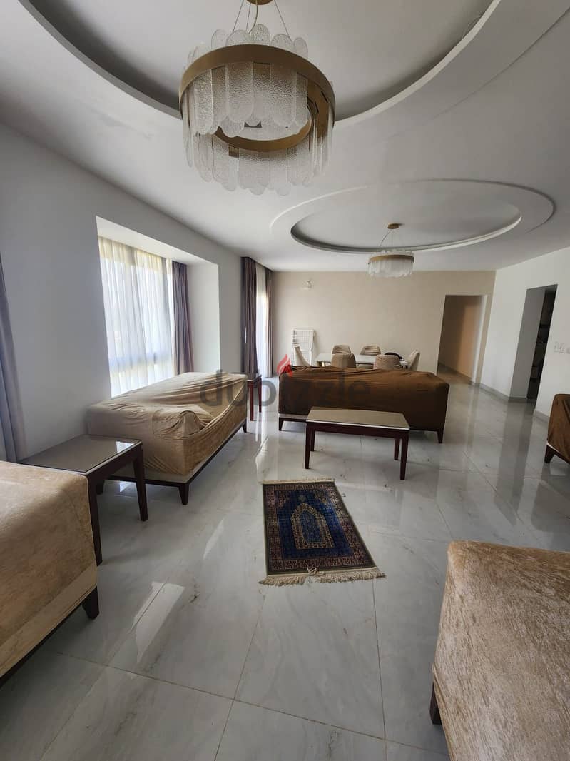 APARTMENT fully finished 192m  FOR rent prime location view garden Eastown NEW CAIRO 5