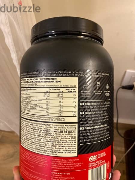 Whey protien gold standard ON (optimum nutrition) 2