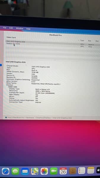 متاح جميع انواع التقسيط MacBook Pro (15-inch,2018) 512GB core i7 1