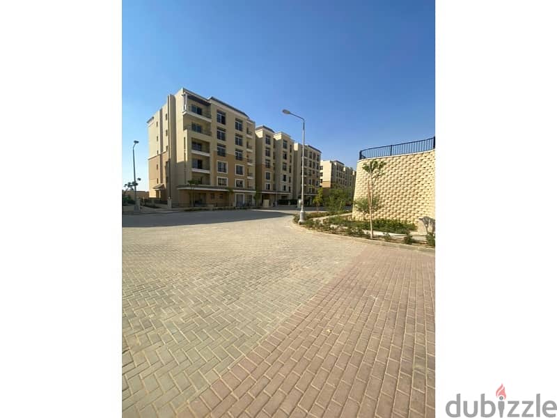 182 sqm apartment ready to move view landscape in Sarai Compound Mostakbal City 6