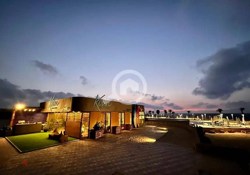 Two-room chalet, in the finest location with full sea view, in Koun Ras El-Hekma 11