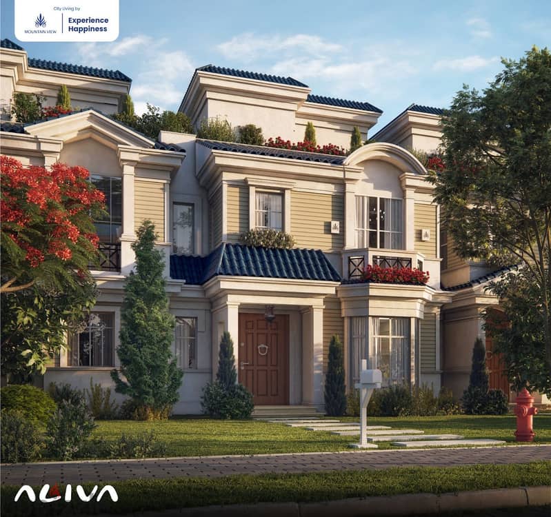 Apartment with 115 sqm garden + private garden with the longest payment period for sale in MV Aliva Compound 3