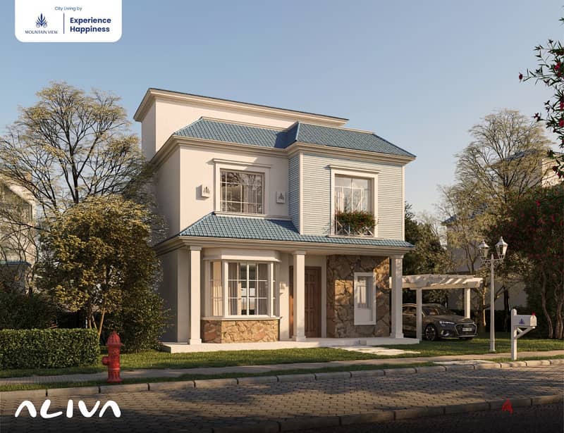 Apartment with 115 sqm garden + private garden with the longest payment period for sale in MV Aliva Compound 7