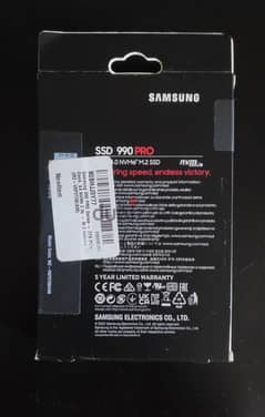 High performance,Samsung 990 pro 2tb Nvme ssd