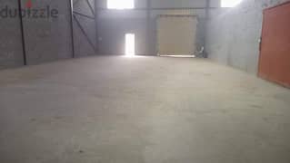 مصنع للايجار كمخزن/    factory storage area