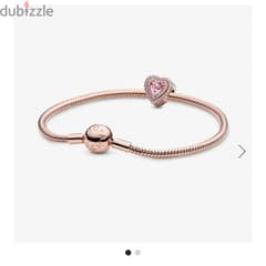 Pandora Rose Gold Bracelet 19-21 0