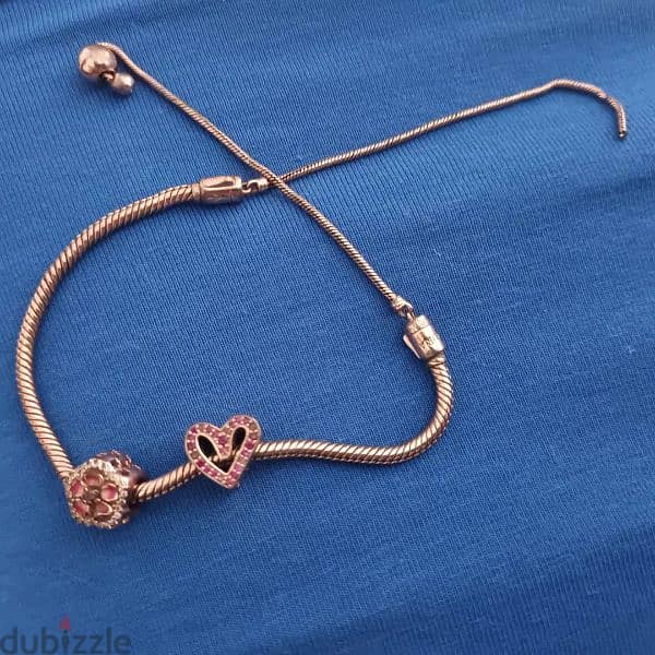 Pandora Rose Gold Bracelet 19-21 1