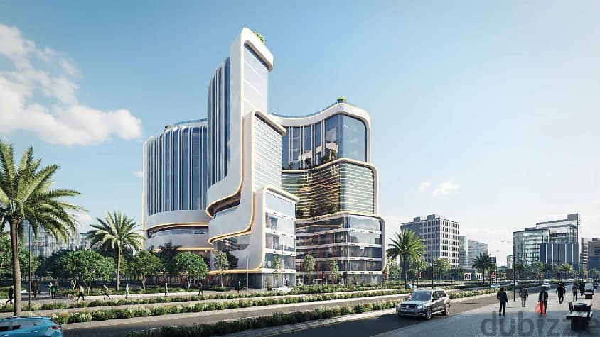 At a snapshot price + the longest payment period. . A distinctive office for sale in installments in the New Administrative Capital 15