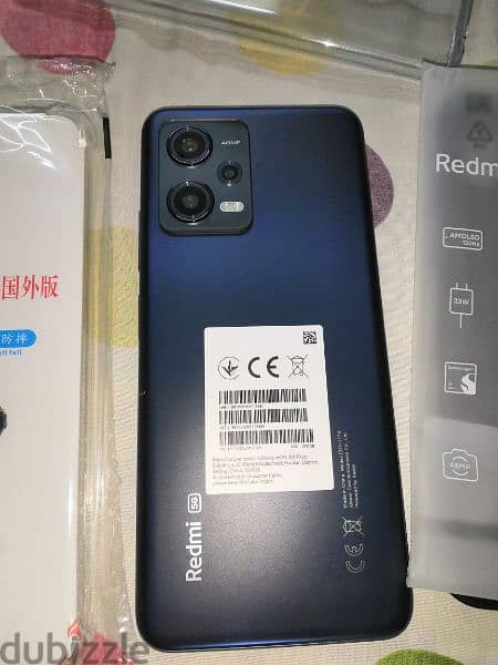 Xiaomi redmi note 12 (5g) 8/256 black 6