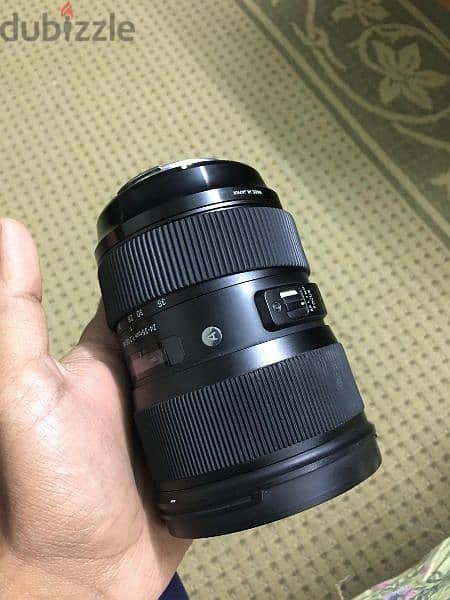 Lens Sigma art 24-35 F2 For Canon 1