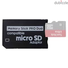 micro sd to memory stick pro duo adapter psp memory